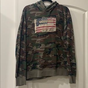 DENIM & SUPPLY RALPH LAUREN CAMEO HOODED SWEATER